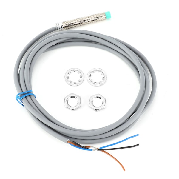 BERM Nærhedsafbryder 3-leder Cylindrisk Hoveddetekteringssensor Controller 10-30VDCBEM08-02-PK