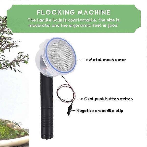 Miniatyr Landskapsmodell Material Flockning Statisk Gräs Applikator Modellering Hobby Hantverkstillbehör