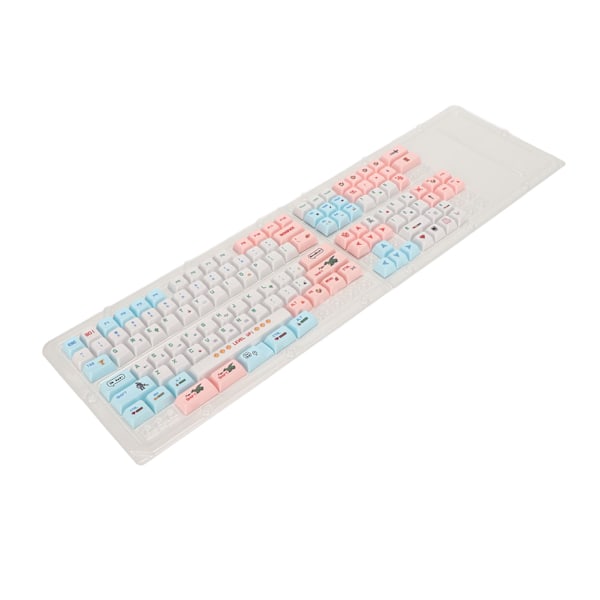 PBT-tangentbordstangenter 130 tangenter Dye Sublimation Ergonomiska rika färger Mekaniska tangentbordstangenter för spelarbete DIY Dragon Warrior