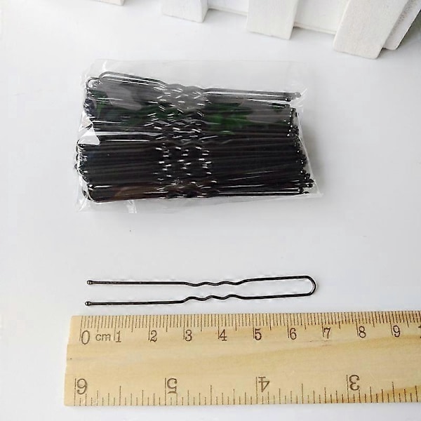 50 kpl 7 cm U-muotoisia hiusneuloja nutturoille naisille ja tytöille