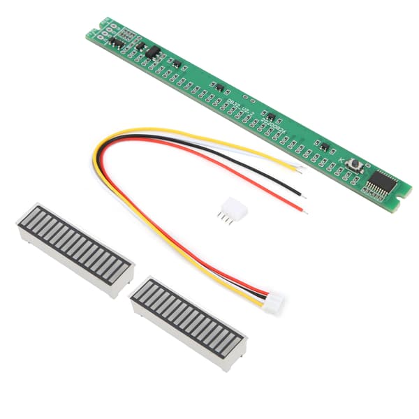 32 Bit Musikniveauindikator Lampe Stemmestyring 16LED Lys Reservedel Komponent