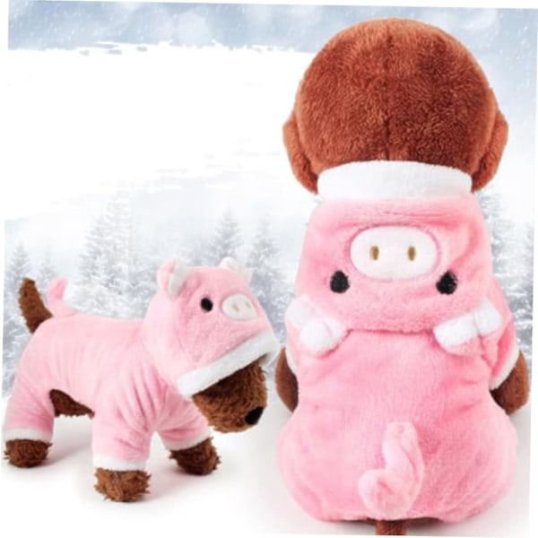 Pink Puppy Costume: Cute and Warm Pet Outfit