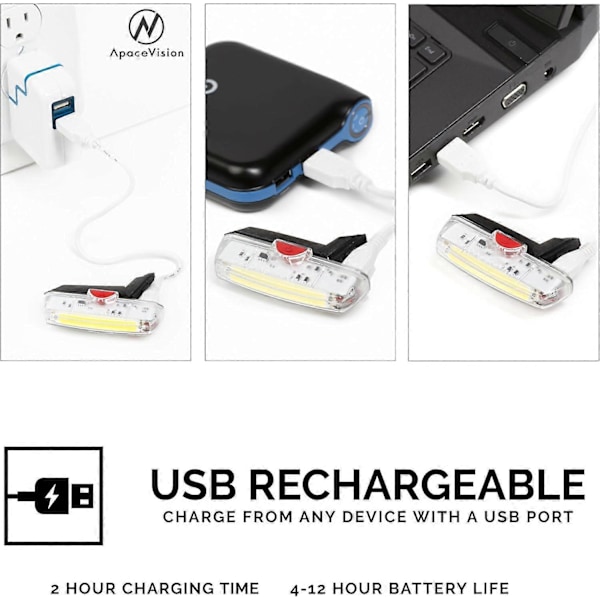 ZT3000 USB Oppladbar Sykkellykt KRAFTIG Sykkel LED Frontlykt Super Sterk Høyeffekt Lumen for Optimal Sykkelsikkerhet Opptil 12 Timer