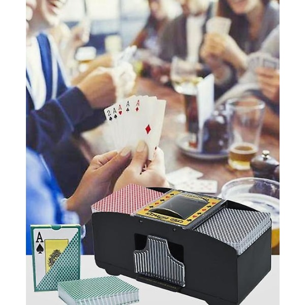 Rhythm Poker elektronisk kortmikser - svart (20 * 9,5 * 9,5 cm)