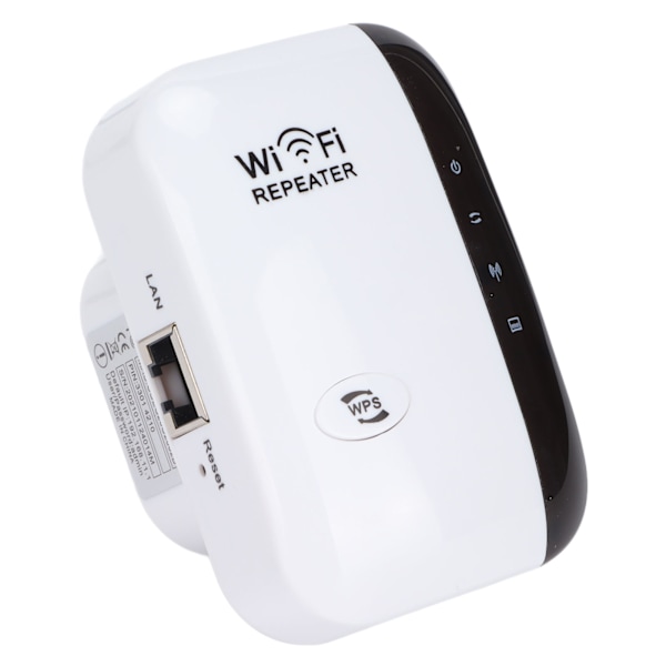 Trådlös WiFi-repeater Bättre signal 300Mbps Hög överföringshastighet WiFi-förlängare för hemmakontor 110V-230V