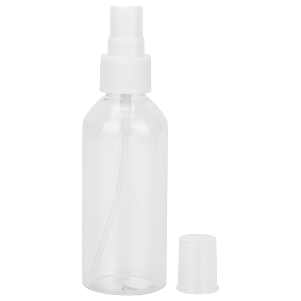 Mini Tyhjä Matkasuihkepullo Läpinäkyvä uudelleentäytettävä Fine Mist Kosmeettinen Suihkepullo80ml