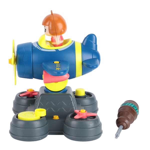 DIY Flymodell Tidlig Læring Muttermontering Flymodell Barn Småbarn Pedagogisk Leketøy Flymodell