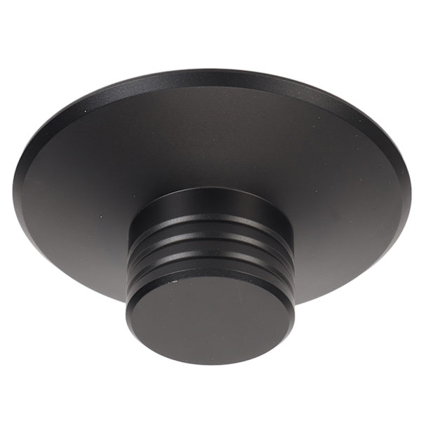 Rekordviktsstabilisator Aluminiumlegering Vinyl Skivspelare Vibrationsreducerare Vinyl Viktklämma LP Disc Stabilisator Svart