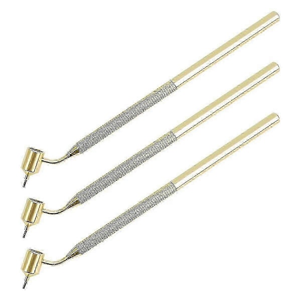 3 st Fina Linjer Fluid Writer Målarapplikatorpennor, Reparationspenna för Bilar, Hobby (0,5 mm)