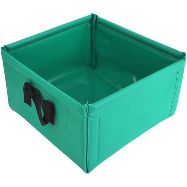 Stor sammenleggbar vanntett PVC-bøtte for camping, reise og piknik
