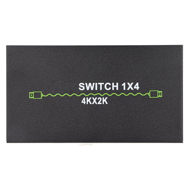 High Definition Multimedia Interface Splitter 4k 1 in 4 Out Stabil Pålitelig Praktisk Datamaskin Enhet Spenning 100‑240VEU Plugg