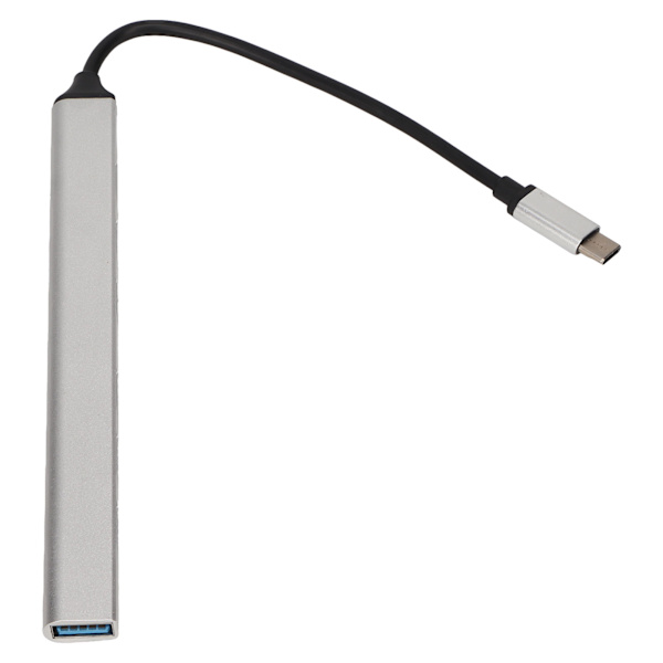 Typ C Hub 7 i 1 Aluminiumlegering 5 Gbps överföring Brett kompatibel typ C Dockningsstation för PC Laptop