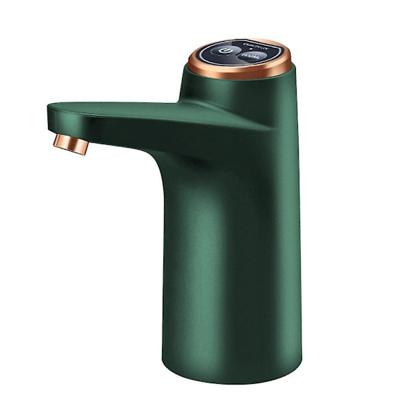 Bärbar Elektrisk Vattenpump USB Laddningsbar Dispenser Perfekt för Grill Picknick Resa Grön