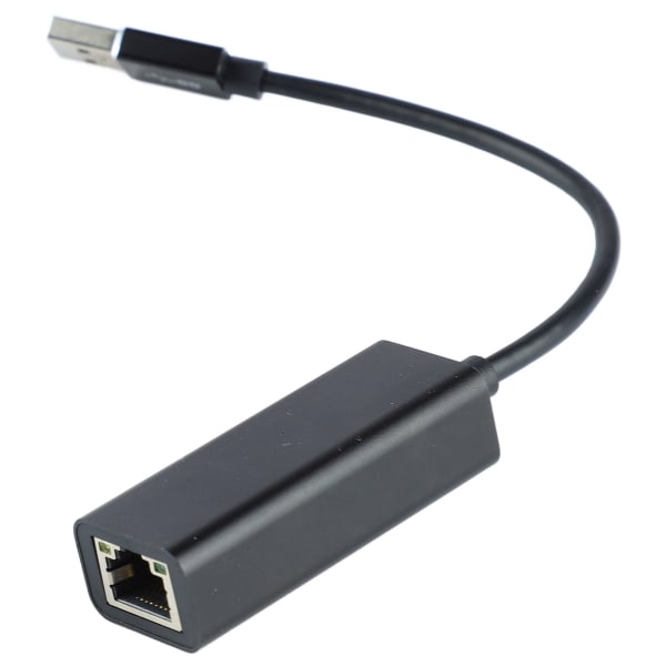 USB C - Ethernet -sovitin kevyellä USB Type C - RJ45 Gigabit -kaapelimuuntimella tabletille mustalle