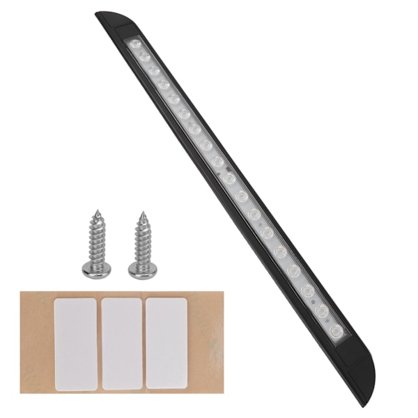 LED-innerbelysningslist med touchbrytare 12V 6W 6000K 1000LM universell lampremsa för husbilar husvagnar släpvagnar svart