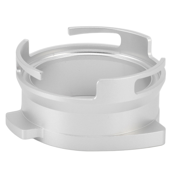 54 mm Kaffeportafilter Doseringstragt Aluminiumslegering Roterbar Doseringstragt Kaffemaskinetilbehør Sølv