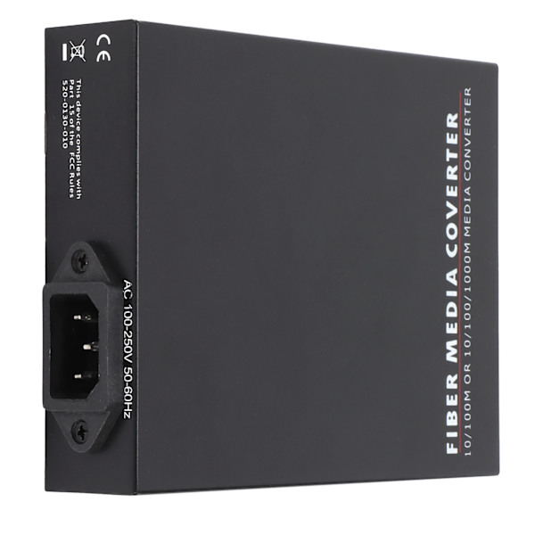 Kuituoptinen reititin TBCMC3612NS20A Yksimuotoinen Yksikuitu 20km/SC/1310nm Gigabit-kuitutransceiveri pistokkeella 100250V(EU-pistoke)