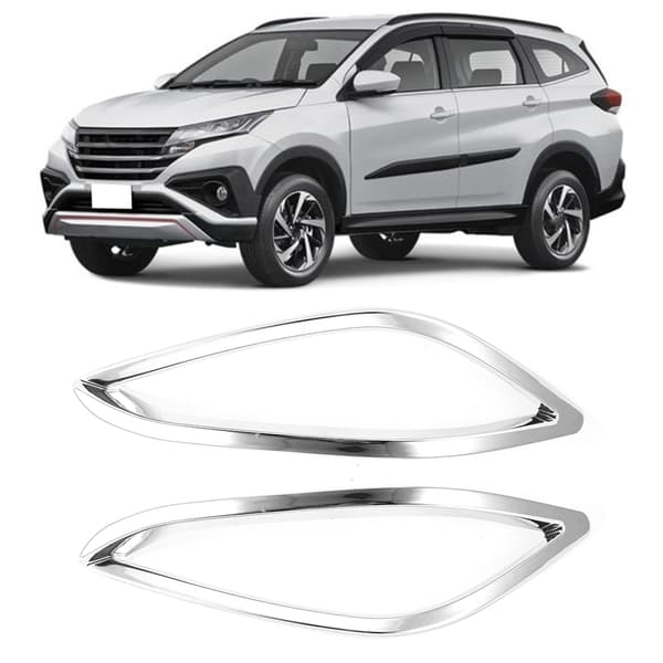 2 stk. deksel til tåkelys bak, ABS-bildekal-tilbehør, passer til Toyota RUSH 2019