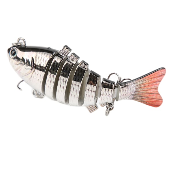 Fiske lokkemad holdbar imitation plast falsk multi leddet svømme agn langsomt synkende glide agn6#