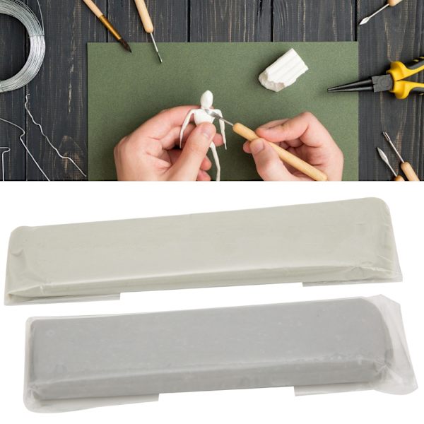 Modell Reparation AB Epoxy Snabbtorkande Spackel 100g Fyll Jord Modellering Hobby Hantverk Tillbehör(100g Fyll Jord Grå )