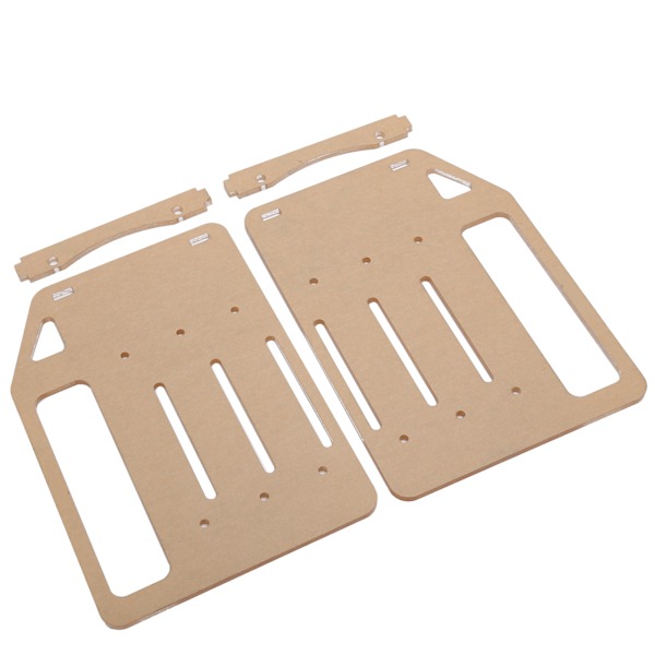 Hårddisk Akryl Beslag DIY Transparent Rack Cage Separator Stativ YJY3F002 3.5in