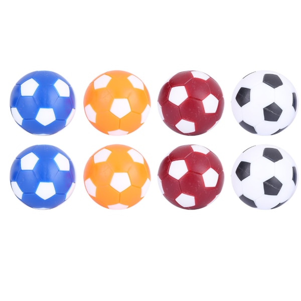 8 STK Mini Farverig Bordfodbold Fodbold Udskiftningsbolde Bordpladespillebold 36 mm