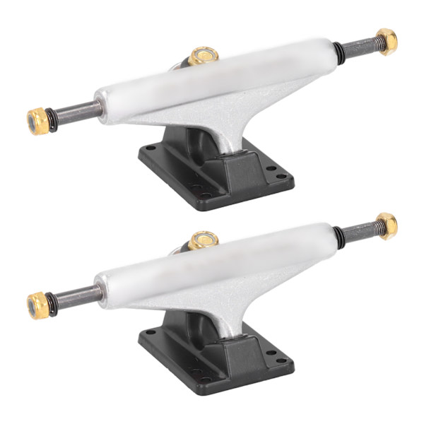 1 par skateboardbeslag ahorn skateboard longboard støttefod tilbehør sølv