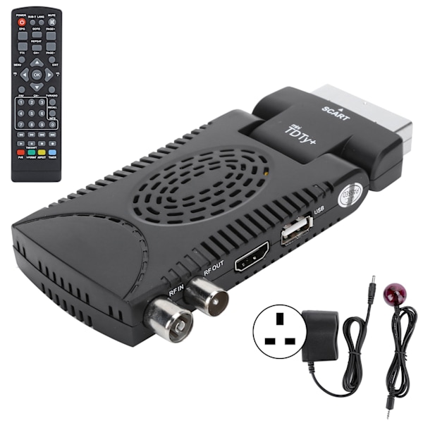 100240V HD331 Satellite SetTop Box Television Receiver HD Multimedia Interface(Prise UK )