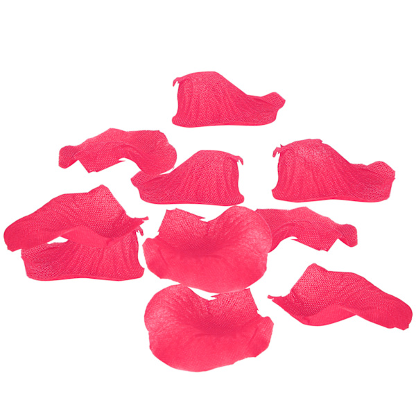 8 påsar 120 st/påse konstgjorda kronblad i non-woven-tyg, falska kronblad för familjebröllop och festdekorationer (rosröd)