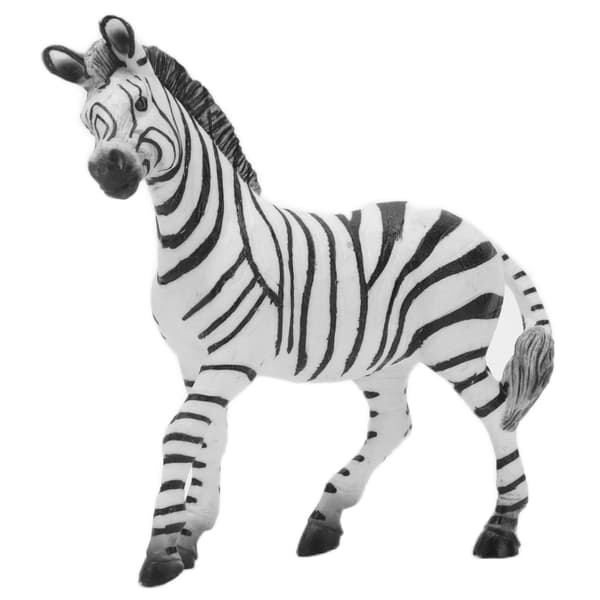Realistisk Zebrafigur Udsøgt Design Vildt Dyr Zebrafigur Model til Børnegaver Samling Zebramodel