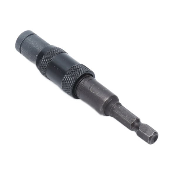 Impact Tough Quick Release Bit Holder Selvlåsende skruetrækker forlængerstang 1/4in Hex Shank Black