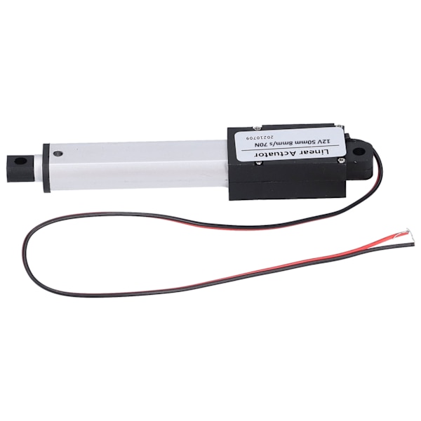 Linjär ställdon 50 mm slaglängd DC 12V Lågbrus intern gränslägesbrytare Mini linjär rörelseställdon för fordonsindustri8 mm/s-70N