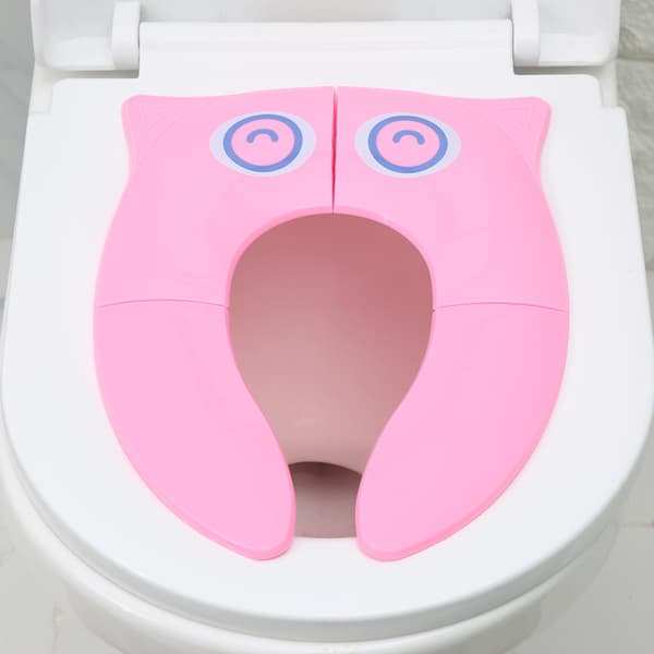 Sammenleggbart potteunderlag for barn, bærbart reise-baby-småbarn-toaletttreningspute #4