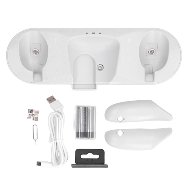 VR Headset Laddningsdocka Multifunktionell Automatisk Adsorption VR Magnetisk Laddningsbas för Oculus Quest 2