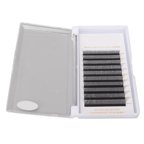DIY Eyelash Extension 8-12mm Mix 10 rækker D Curl Tykke Fluffy Bløde 5D Lash Extension Clusters