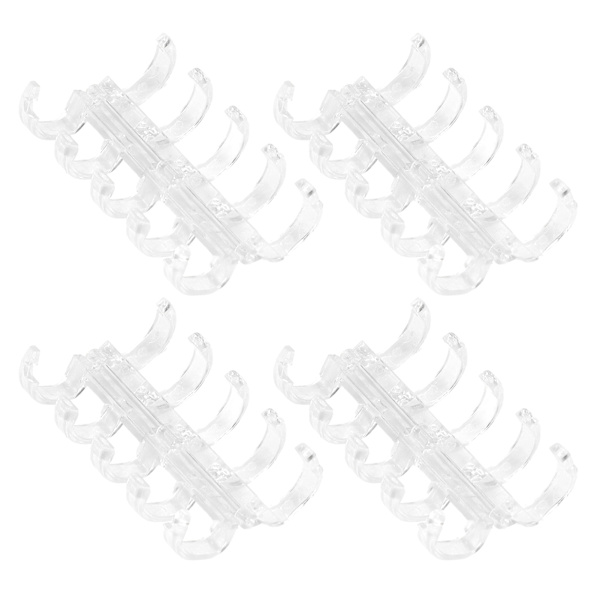 Bindningsringar rymmer 60 ark papper 11 mm bindningstjocklek fri skrivning enkel användning kontorsmaterial transparent vit