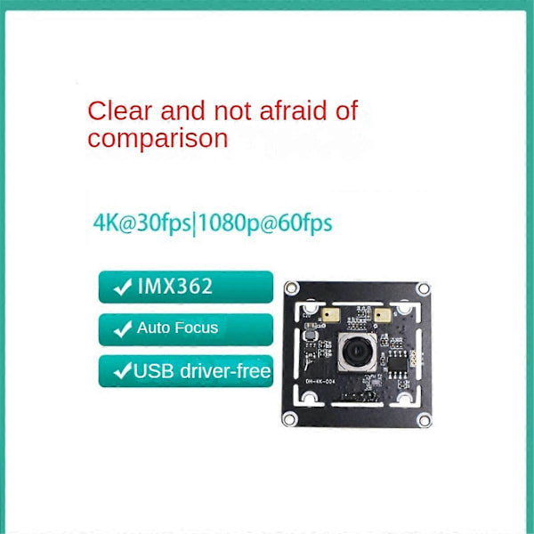 12MP HD kamera 4K HD imx362 Modul USB2.0 Kameramodul, Autofokus