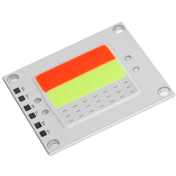 40X45mm 50W LED integrerad ljuskälla High Power COB Bulb Flood Light Röd Grön Blå