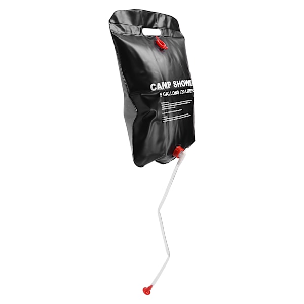 Solvärme campingduschväska Bärbar campduschväska PVC klättersommardusch