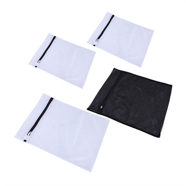 4 st / set fint nät förtjockning tvättpåsar för blus strumpor underkläder bh underkläder