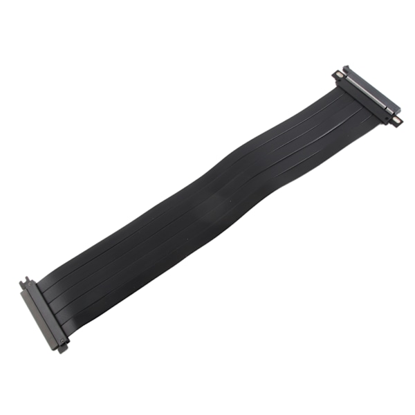 PCIE 4.0 X16 Extremt flexibel 180 graders höghastighets GPU-förlängningskort Riser-kabel för RX6900XT RX6800XT RTX3090ti Svart 45cm/17.72in