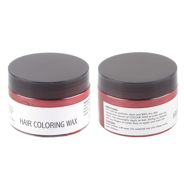 Profesjonell Barber Shop Hårfarging Leire Hårfarging Modellering Styling Voks 120g#4