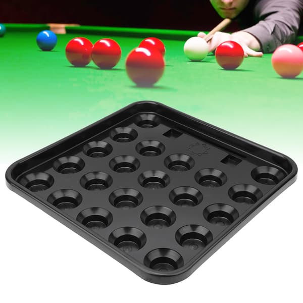 Holdbar Snooker Pool Bord Opbevaringsholder i Plastik 22 Kuglebakke Boks Billard Tilbehør