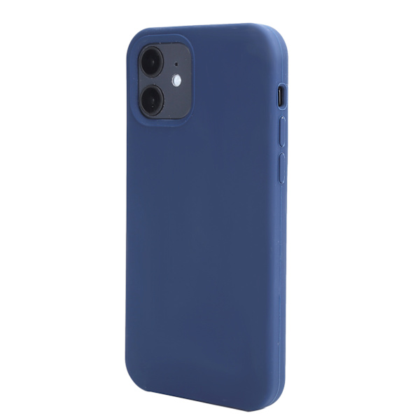 Silikonskal Skyddsfodral Mobilskal Stöder Trådlös Laddning Passar för iPhone 12/Pro Blå