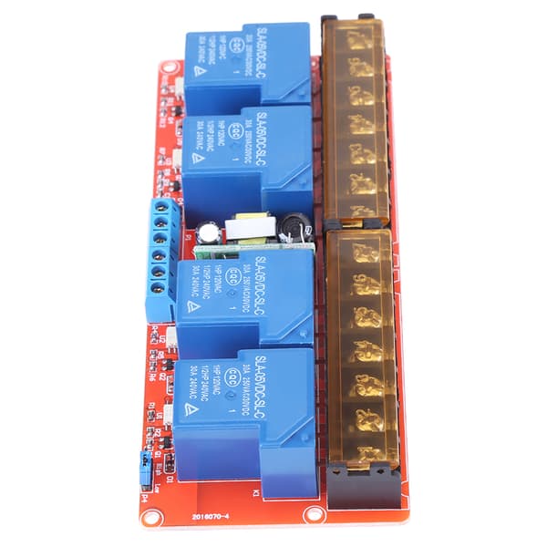 AC 100-250V 30A 4-kanals relæ høj lav niveau trigger modul