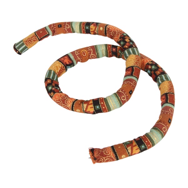 Dreadlocks Hårspänne Etnisk Gul Böjbar Järntråd Hästsvanshållare Spiral Lock Hårspänne för Män Kvinnor
