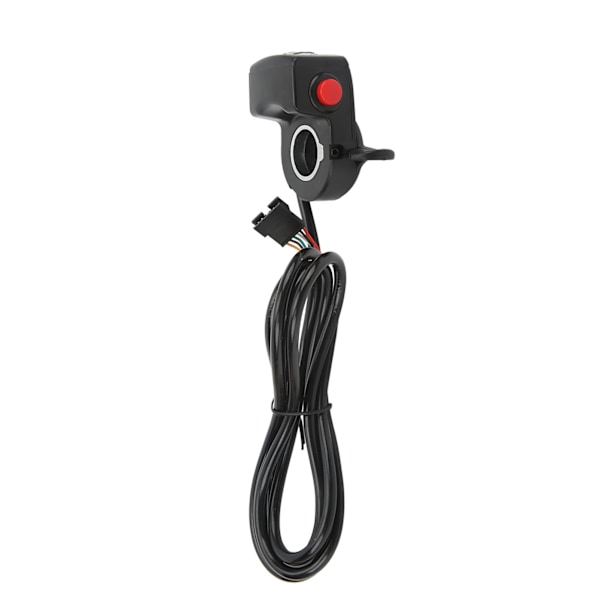 E-cykel gasreglage Hållbar ABS Batteri Display Stabil Känslig Kontroll E-cykel Tumgasreglage för Elcykel 48V
