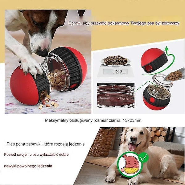 Katt Hund Leksak Gömda Godisvalp Själv Hej Valp Pussel Valpleksak Läckerboll ZD B2 EE röd