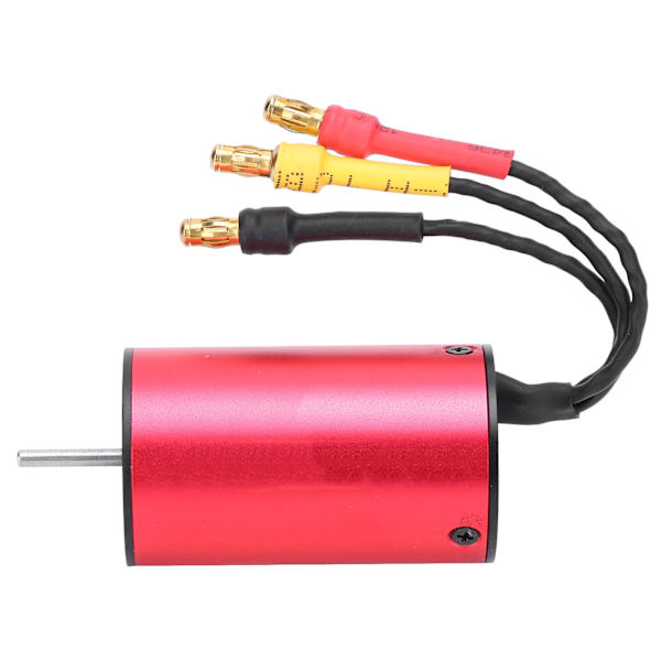 HH2440 4000kv Harjaton moottori Kevyt 1/18 RC Harjaton auto/laiva Punainen metalli