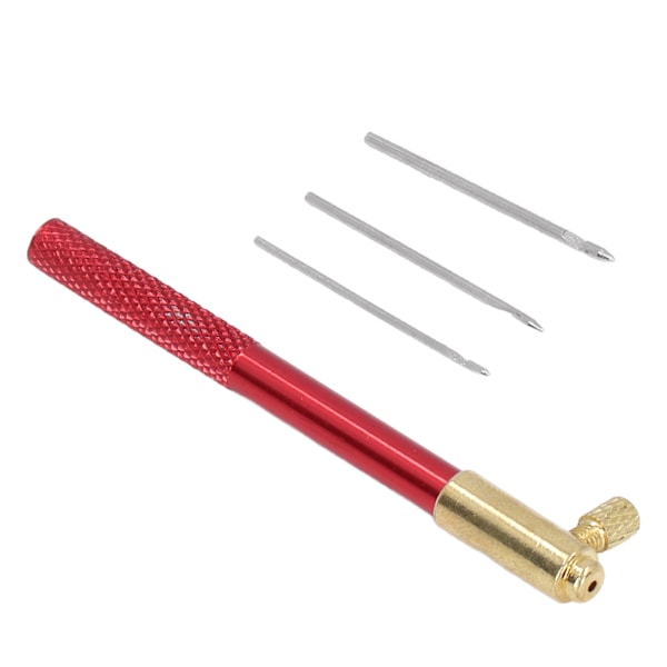Broderinåler i trehåndtak Heklet Perle Broderi Sying Broderi Punching Needle Kit